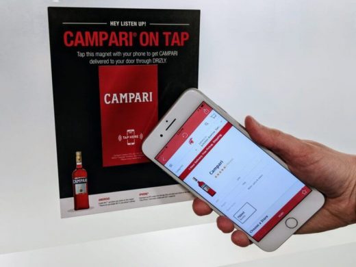 Thinfilm’s NFC-enabled magnets let Campari customers reorder from their fridge