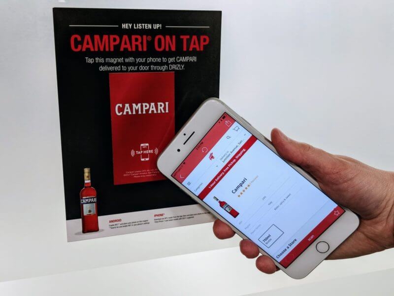 Thinfilm’s NFC-enabled magnets let Campari customers reorder from their fridge | DeviceDaily.com