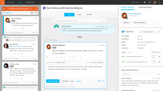 Spredfast adds reviews to the social channels in its dashboard