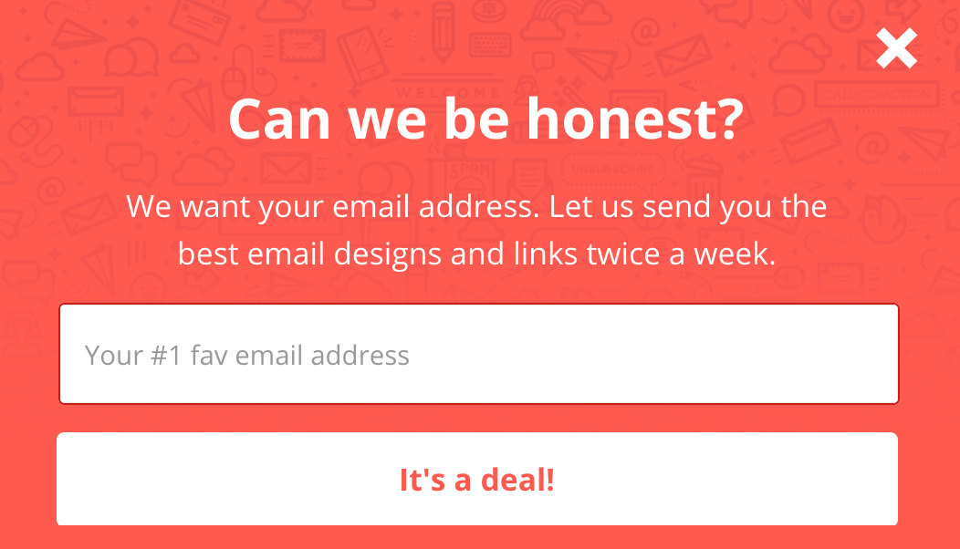 Email popup honest newsletter signup | DeviceDaily.com