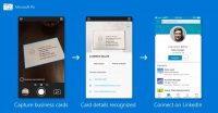 Microsoft Pix can add business card info to your contacts