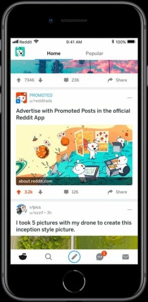 Reddit introduces native promoted post ads in its mobile apps