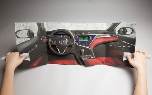 Toyota, Saatchi Build Electronics Into Print Ad With New Car Smell