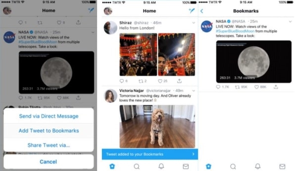 Twitter finally gives us an official way to bookmark tweets | DeviceDaily.com