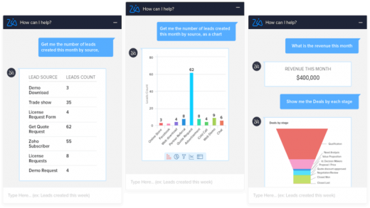 Zoho unveils the ‘first bot for CRM,’ plus a new ‘serverless’ infrastructure service