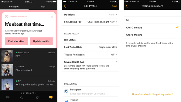 Grindr will now remind you to get an HIV test | DeviceDaily.com