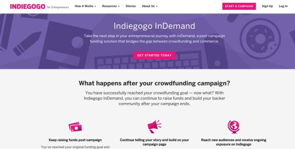 Indiegogo Says It’s Raised Close To $1.5 Billion For Projects, May Turn A Profit Next Year | DeviceDaily.com