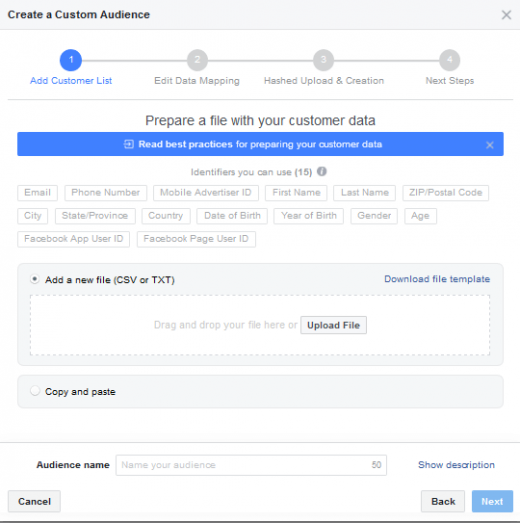 Facebook’s new Custom Audiences permission tool will require user consent confirmation