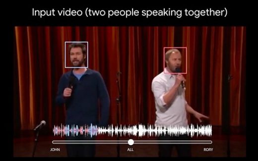 Google Researchers Develop Technology To Separate Speech Patterns In Video