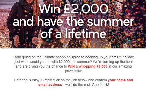 National Express prize draw email | DeviceDaily.com