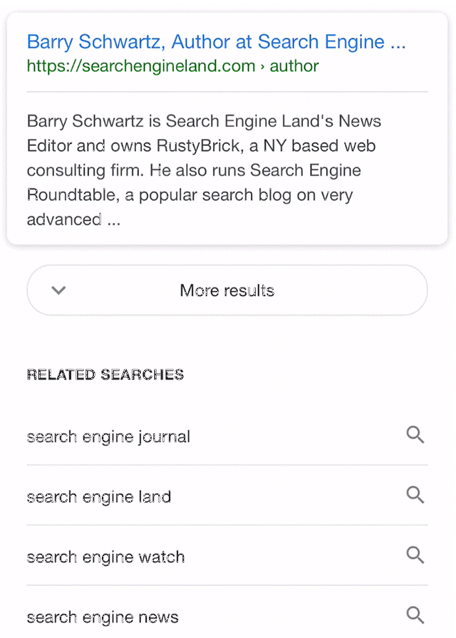 Google More Search Results Barry Schwartz | DeviceDaily.com