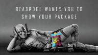 Deadpool is even having fun with metadata on a Trolli candy site