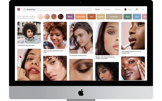 Pinterest is testing a way to search pins by skin tone