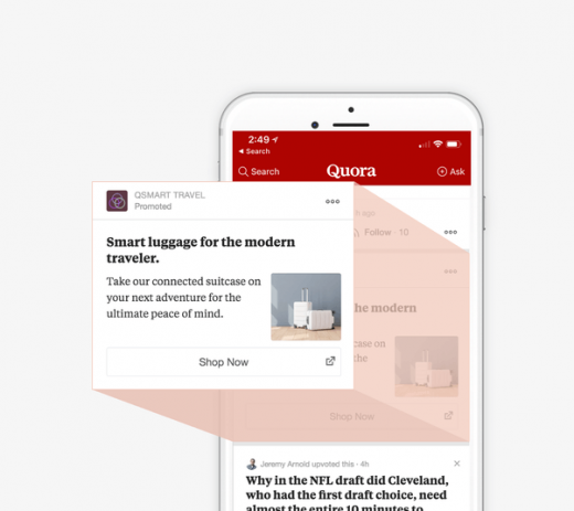 Quora launches native image ads globally