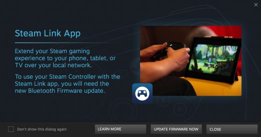 Valve switches on Steam Controller’s mobile connection in beta