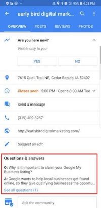 Google My Business Q&A: What you may be missing