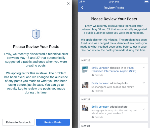 Facebook apologizes for mistakenly exposing up to 14M users’ posts | DeviceDaily.com