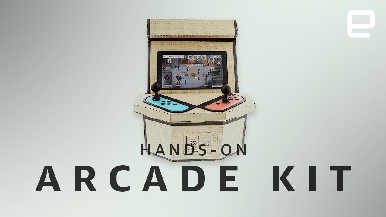 Here's a $20 arcade cabinet made of cardboard and a Switch | DeviceDaily.com