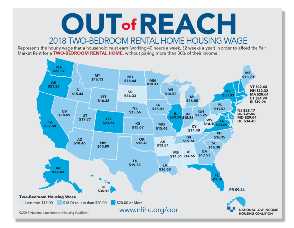 How much do you need to earn to rent an apartment in each state? | DeviceDaily.com