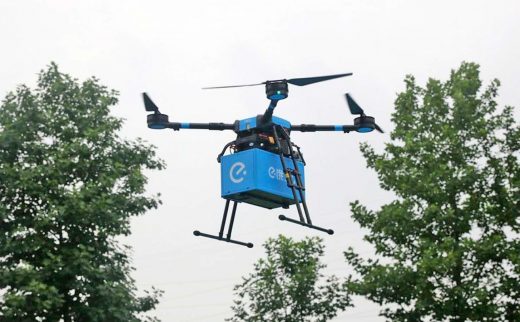 Food delivery drones take flight in China