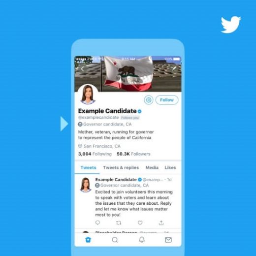 Twitter introduces new US election candidate labels & launches its Political Campaigning Policy