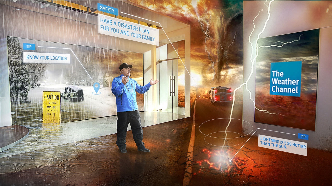 The Weather Channel's mixed reality tornado lesson was actually fun | DeviceDaily.com The Weather Channel's mixed reality tornado lesson was actually fun | DeviceDaily.com