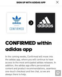 Adidas brings Yeezy reservations to its main app