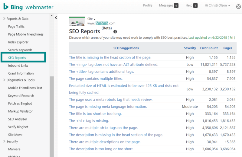 The ultimate guide to using Bing Webmaster Tools – Part 2 | DeviceDaily.com