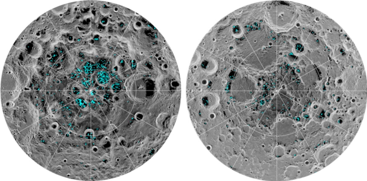 NASA confirms the presence of ice at the moon's poles | DeviceDaily.com