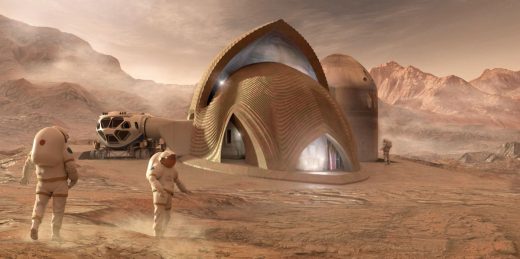 NASA contest finalists show off their Mars habitat models