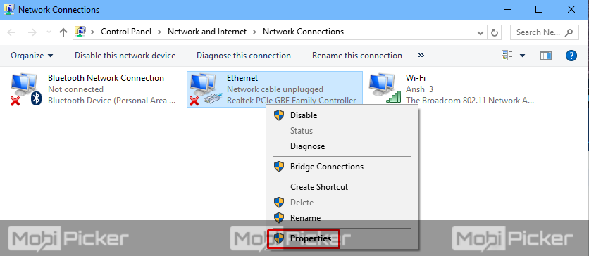 can connect to internet windows 10 dns server not responding