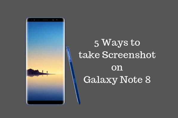 How to Take a Screenshot on Galaxy Note 8 | DeviceDaily.com