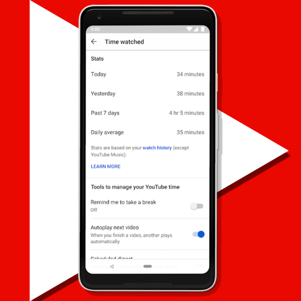 YouTube’s new tool to track time spent watching YouTube is pointless | DeviceDaily.com