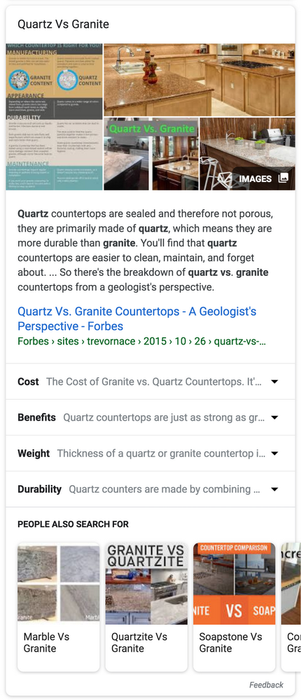 Expandable Featured Snippets Example | DeviceDaily.com