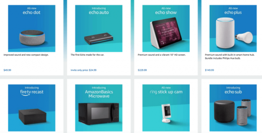 Amazon launches a dozen new devices to put ‘Alexa everywhere’