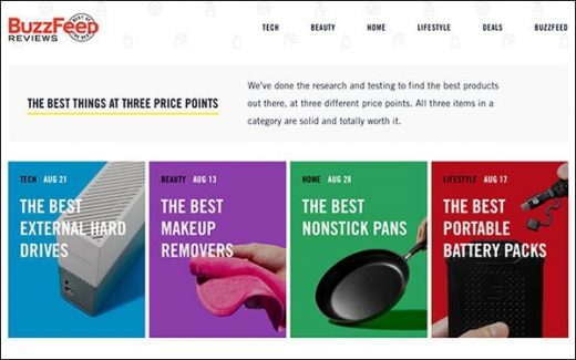 BuzzFeed Launches Product Review Site, Takes A Cut