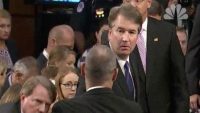 Watch Brett Kavanaugh snub a Parkland victim’s father with a cold stare