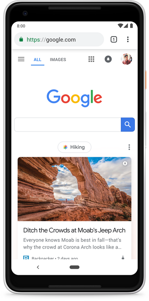 Google Discover Homepage | DeviceDaily.com