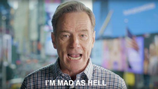 Bryan Cranston wants you to yell at him