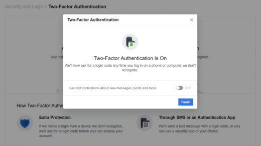 Is Facebook the only platform using 2FA for ad targeting purposes?