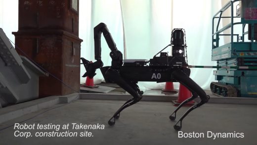 Spot demo video shows a Boston Dynamics robot at work