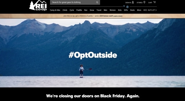 How REI is keeping the #OptOutside magic alive on Black Friday | DeviceDaily.com