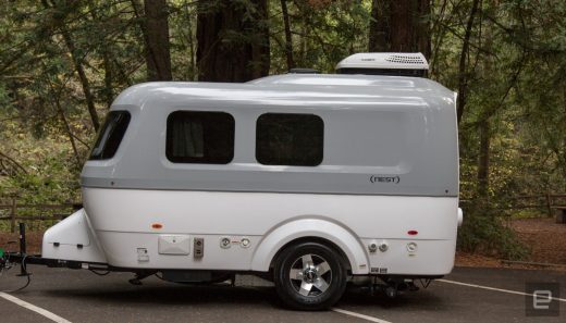 Airstream’s Nest is a cozy, futuristic trailer