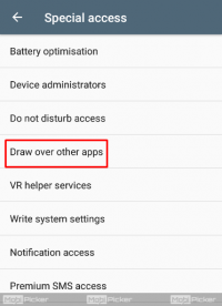How to Turn Off Screen Overlay Detected in Android