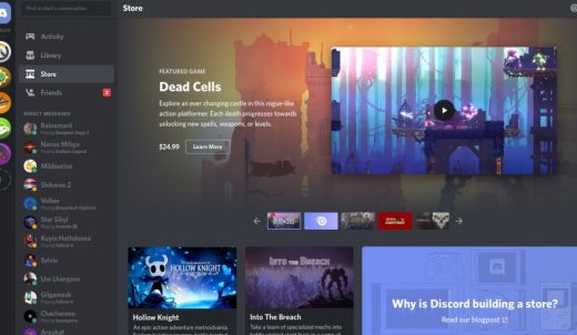 Discord now offers early access games on its PC store