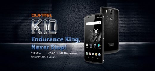 OUKITEL K10 Giveaway: Here is How to Get the Phone with 11000mAh Battery for Free