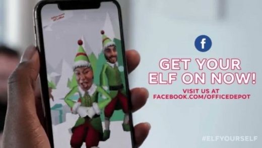 Office Depot launches first holiday-themed AR ad on Facebook for ‘Elf Yourself’