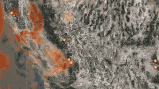 These California wildfire maps let you track Woolsey fire and smoke forecasts in real time