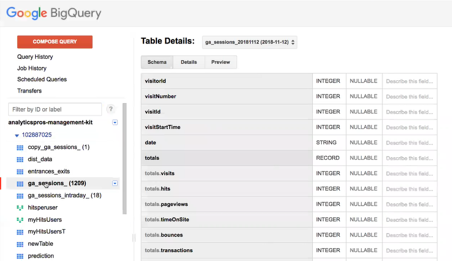 big query ga data | DeviceDaily.com