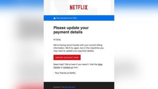 FTC issues warning about a Netflix phishing scam
